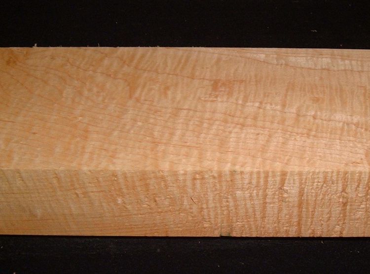 HM2610-40,  2-5/16x5-1/2x30, 10/4 Curly Tiger, Figured Hard Maple 