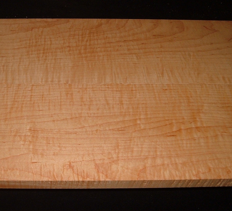HM2610-43z,13/16x6-1/2x55, 7/8x6-7/8x55, 4/4 Curly Tiger Figured Hard Maple, 2 Bd Set