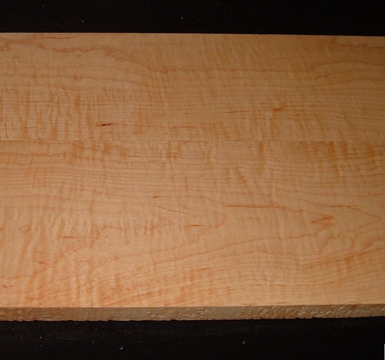 HM2610-44z, 7/8x5-3/4x38, 7/8x6-3/8x38 , 4/4 Curly Tiger Figured Hard Maple, 2 Bd Set