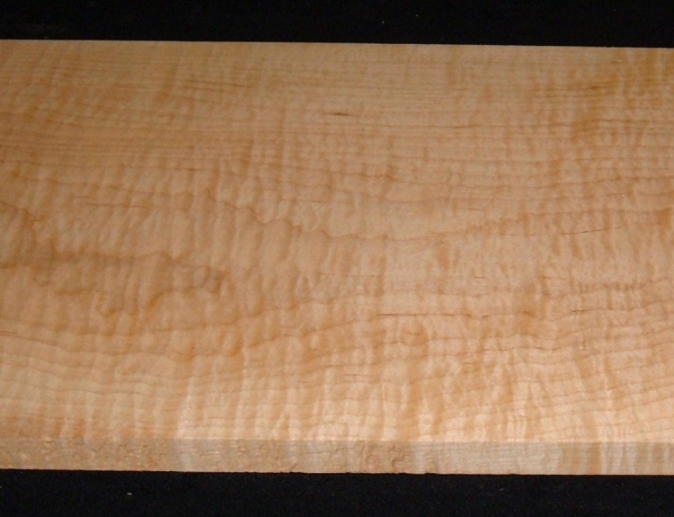 M2610-502z, +13/16x11-1/2x45, Curly Tiger Figured Maple