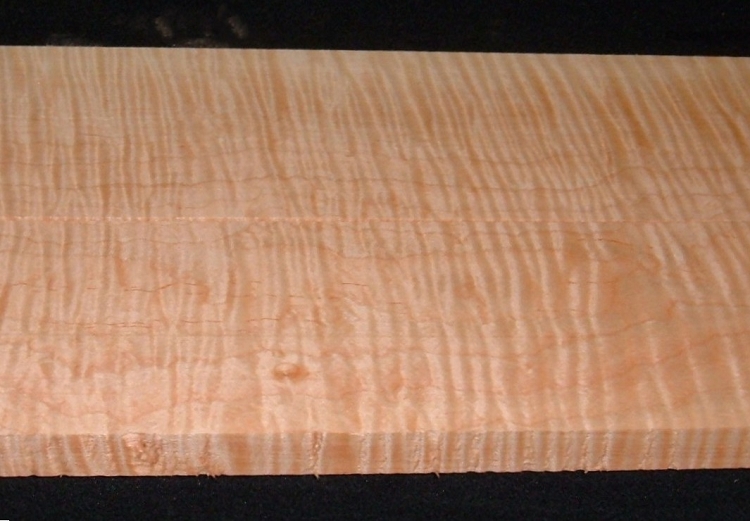 M2610-504z,13/16x4-1/4x44, 13/16x4-3/8x44,  Curly Tiger Figured Maple, 2 Bd Set cut from same plank