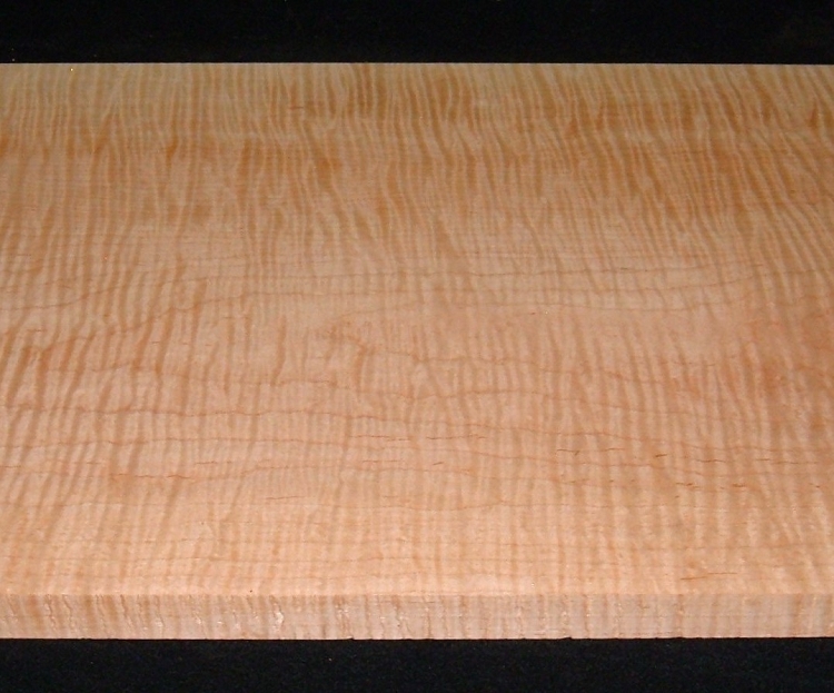 M2610-509z, 11/16x14-1/2x36, Curly Tiger Figured Maple, Super Wide Board 
