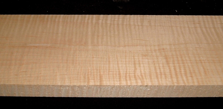 M2610-533, 1x6x46, Curly Tiger Figured Maple