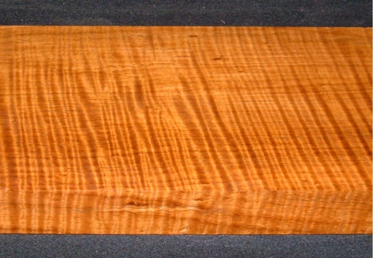 QRM2610-188T, 2x7-3/4x47, 8/4 Roasted Torrefied,  Quartersawn Curly Tiger Maple, LUTHIER QUALITY