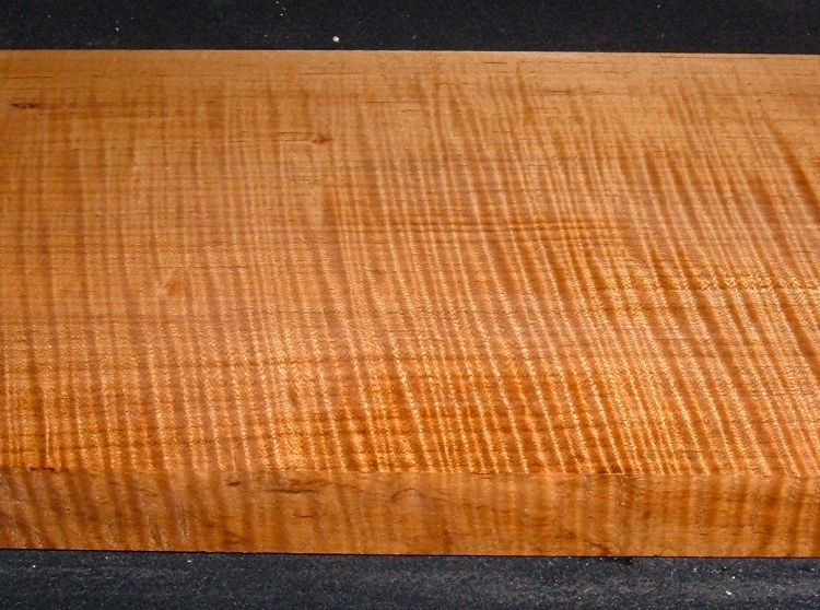 QRM2610-191T, 1-7/8x10-1/2x33, 8/4 Roasted Torrefied,  Quartersawn Curly Tiger Maple