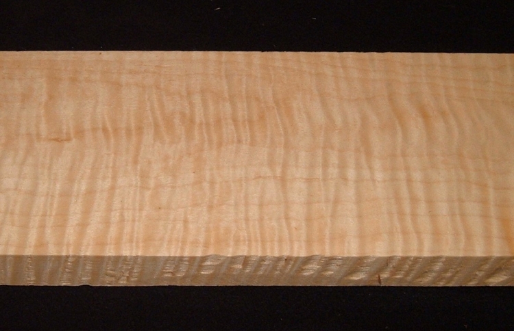 MS-7595, 1-1/8x4-7/8x28, Curly Tiger Maple