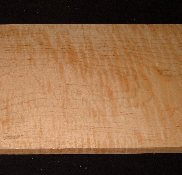 MS-7611z, 11/16x11-1/2x35, Curly Tiger Maple,  Super Wide