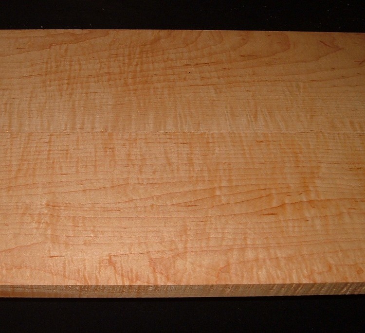 HM2610-43z,13/16x6-1/2x55, 7/8x6-7/8x55, 4/4 Curly Tiger Figured Hard Maple, 2 Bd Set
