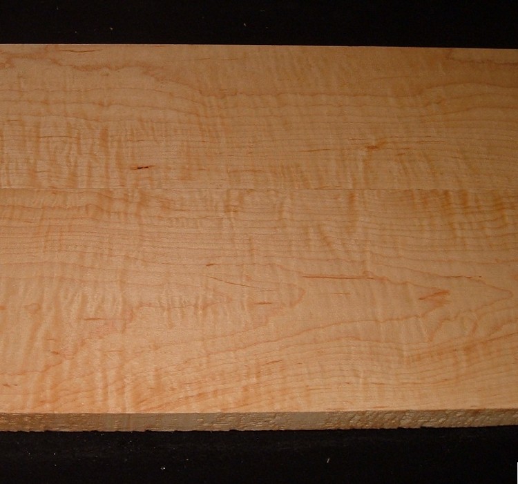 HM2610-44z, 7/8x5-3/4x38, 7/8x6-3/8x38 , 4/4 Curly Tiger Figured Hard Maple, 2 Bd Set