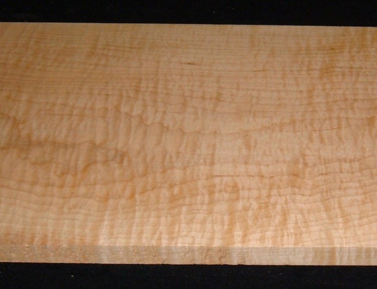 M2610-502z, +13/16x11-1/2x45, Curly Tiger Figured Maple