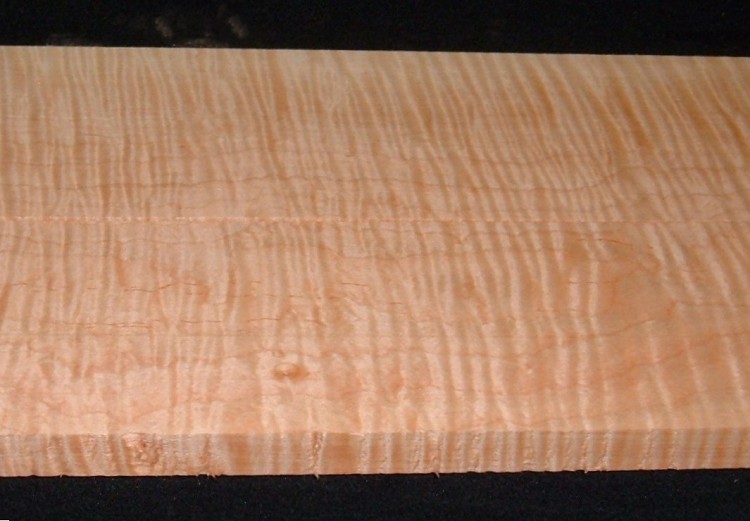 M2610-504z,13/16x4-1/4x44, 13/16x4-3/8x44,  Curly Tiger Figured Maple, 2 Bd Set cut from same plank