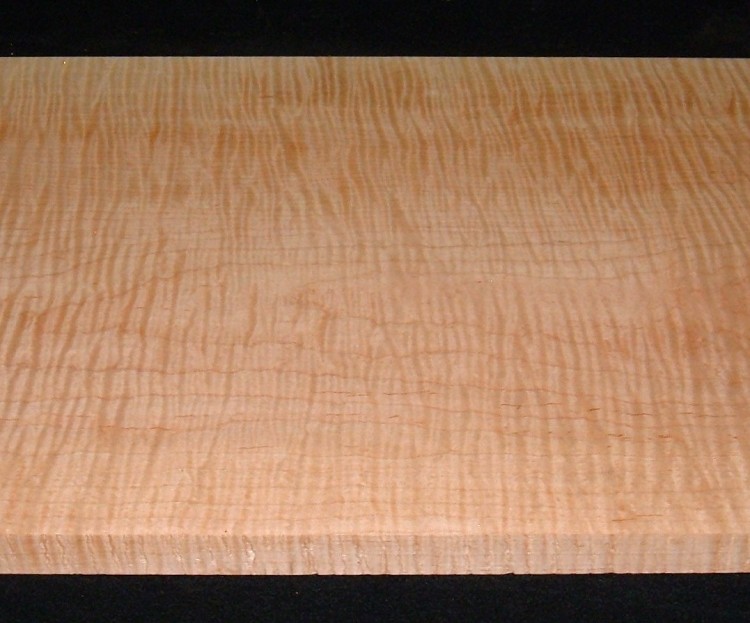 M2610-509z, 11/16x14-1/2x36, Curly Tiger Figured Maple, Super Wide Board 