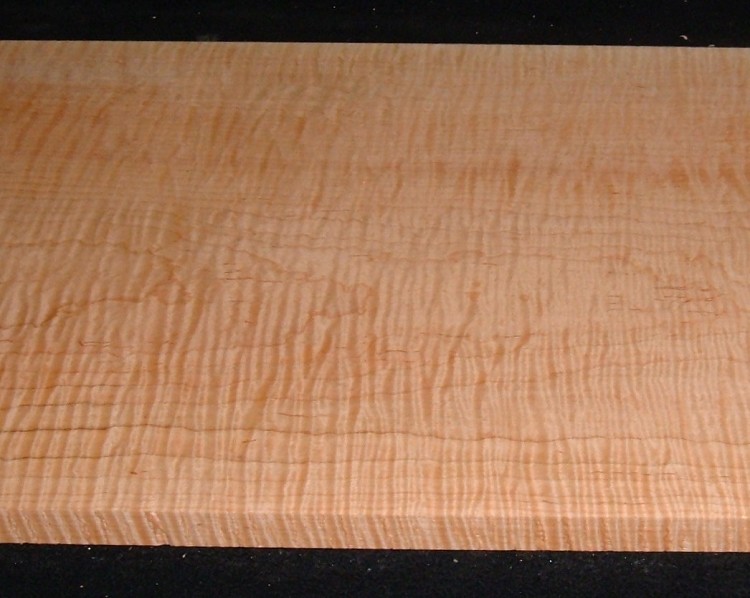 M2610-512z, 3/4x13-7/8x37, Curly Tiger Figured Maple, Super Wide Board