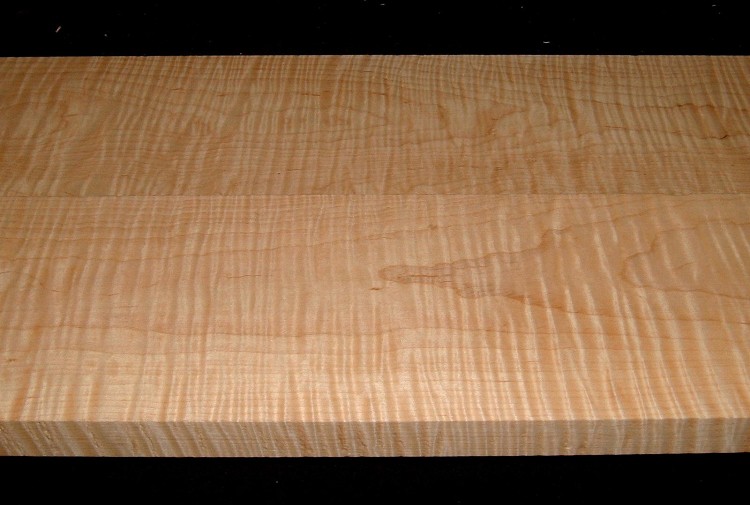 M2610-527, 1x6-1/8x53, 1-1/8x6-1/4x53, Curly Tiger Figured Maple, 2 Bd Set cut from same plank 