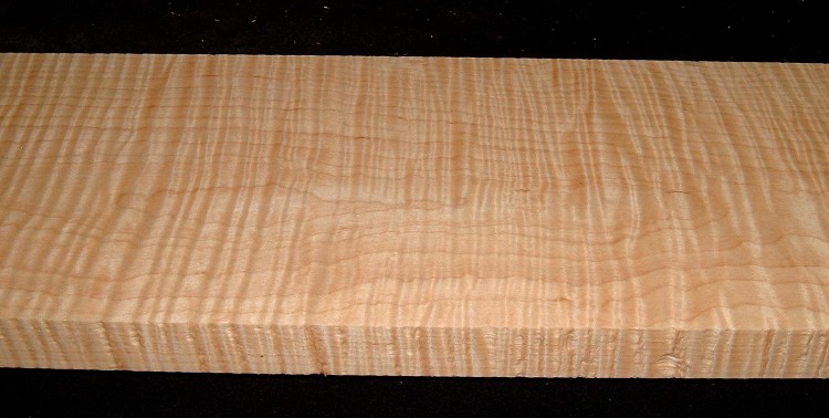 M2610-530, 1-1/8x7-3/4x67, 5/4 Curly Tiger Figured Maple
