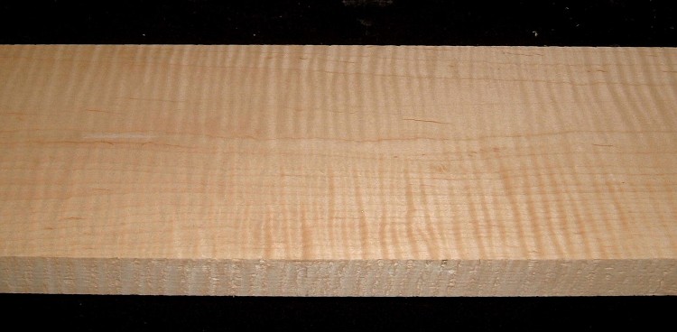 M2610-533, 1x6x46, Curly Tiger Figured Maple