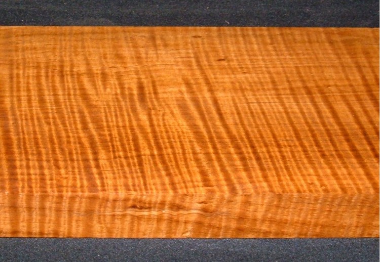 QRM2610-188T, 2x7-3/4x47, 8/4 Roasted Torrefied,  Quartersawn Curly Tiger Maple, LUTHIER QUALITY