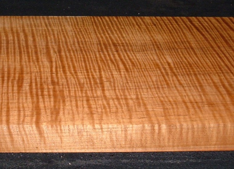 QRM2610-193T, 2-1/16x11-1/4x31, 8/4 Roasted Torrefied,  Quartersawn Curly Tiger Maple 