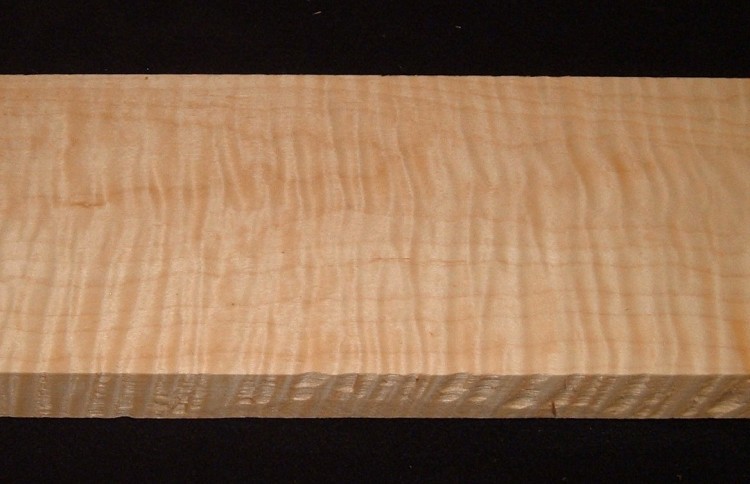 MS-7595, 1-1/8x4-7/8x28, Curly Tiger Maple