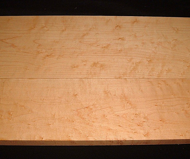 BEMS-7596,7/8x4-7/8x21, 7/8x6-5/8x21, Birdseye Maple, 2 bd Set Birdseye Maple 