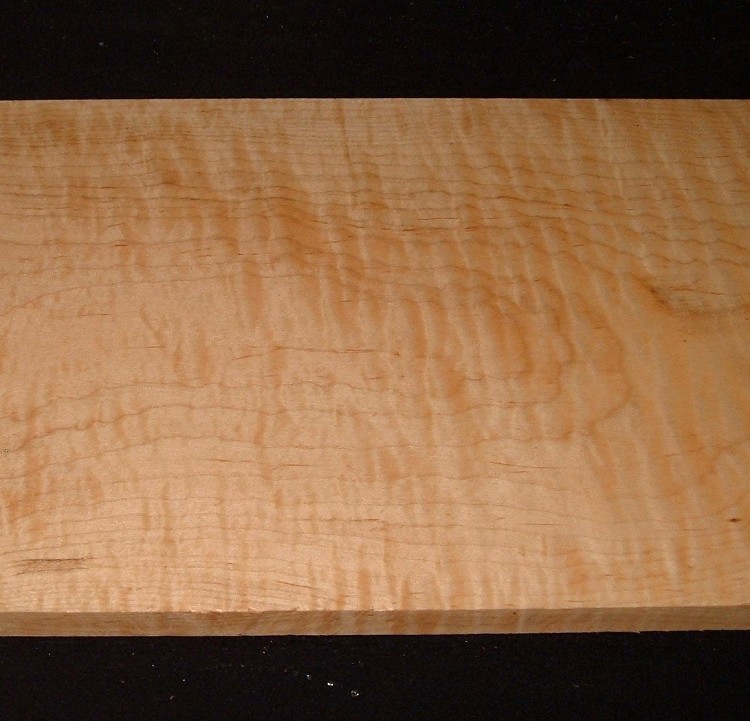MS-7611z, 11/16x11-1/2x35, Curly Tiger Maple,  Super Wide
