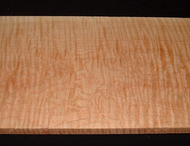 MS-7615z, +11/16x8-7/8x37, Curly Tiger Maple 